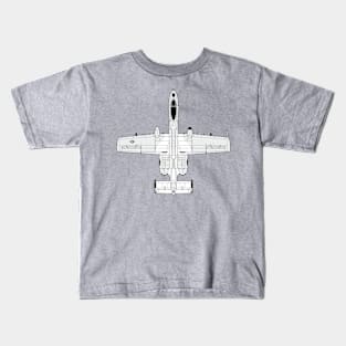 A-10 Thunderbolt II and nothing else Kids T-Shirt